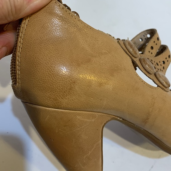 Miz mooz tan Laser cut dress pump Starla - Picture 10 of 16